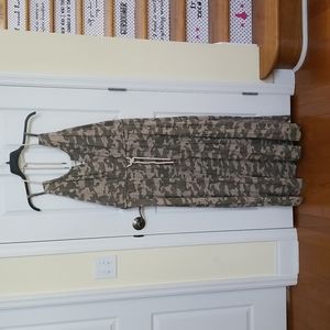 Camo maxi dress